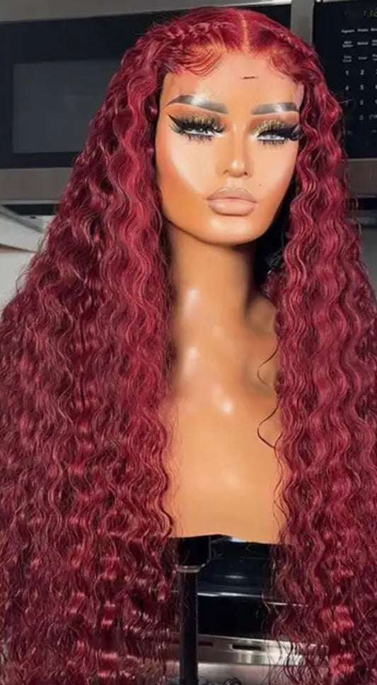 Red curly